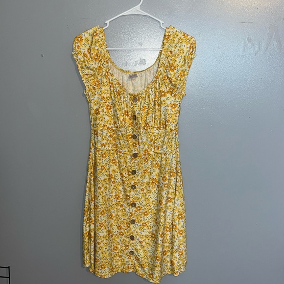 No Boundaries Dresses & Skirts - Yellow Flower Sundress